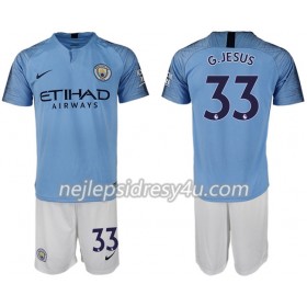 Fotbalový Dres Manchester City G.JESUS 33 Dětské Domácí 2018/19